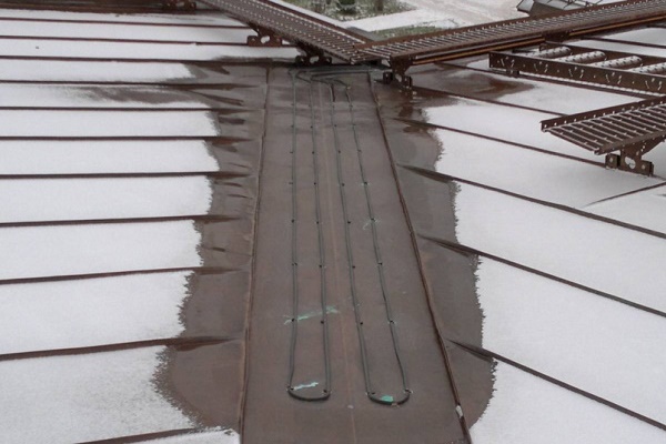 کابل هیت تریس توان ثابت - گرمایش از کف سقف سوله و بام