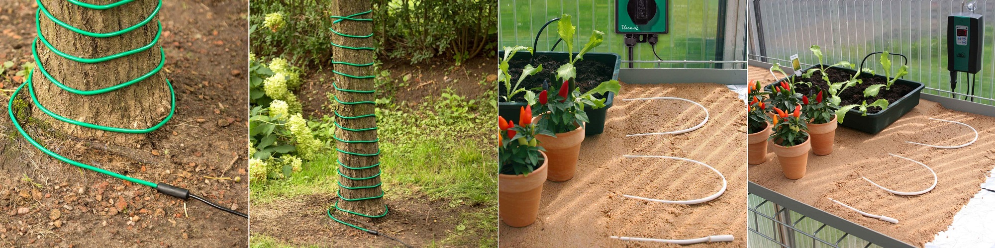 گرمایش از کف با کابل گرمایشی - گرمایش گیاهان و درختان و زمین کشاورزی
