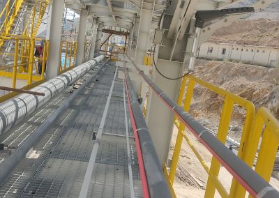 هیت تریسینگ خطوط آب بخش فلوتاسیون کارخانه تغلیظ مس دره زار