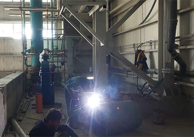 اجرای خطوط لوله بای پاس کارخانه خردایش دره زار مجتمع مس سرچشمه