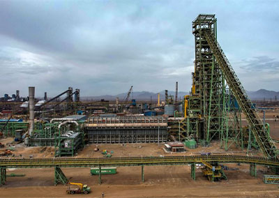 هیت تریسینگ خطوط احیا کارخانه فولاد بردسیر