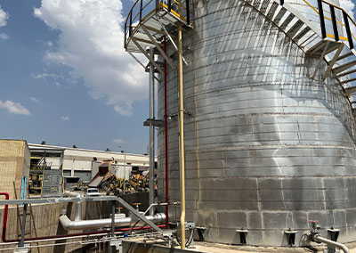 هیت تریسینگ مخازن گازوئیل کارخانه مس سرچشمه